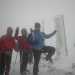 In vetta sul monte Volturino, sull'Appennino lucano